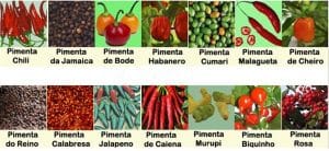 tipos de pimentas