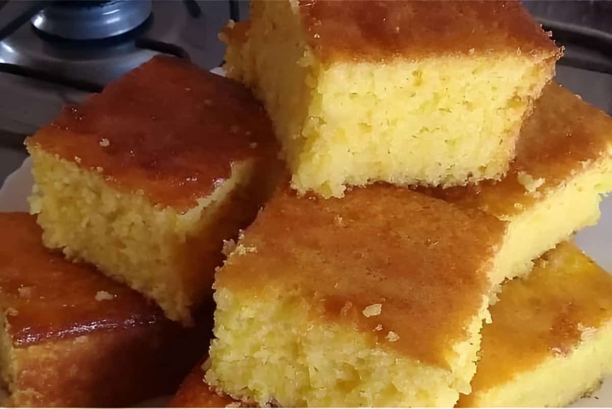 Bolo De Milho De Lata Fub Muito F Cil Bata Tudo No Liquidificador