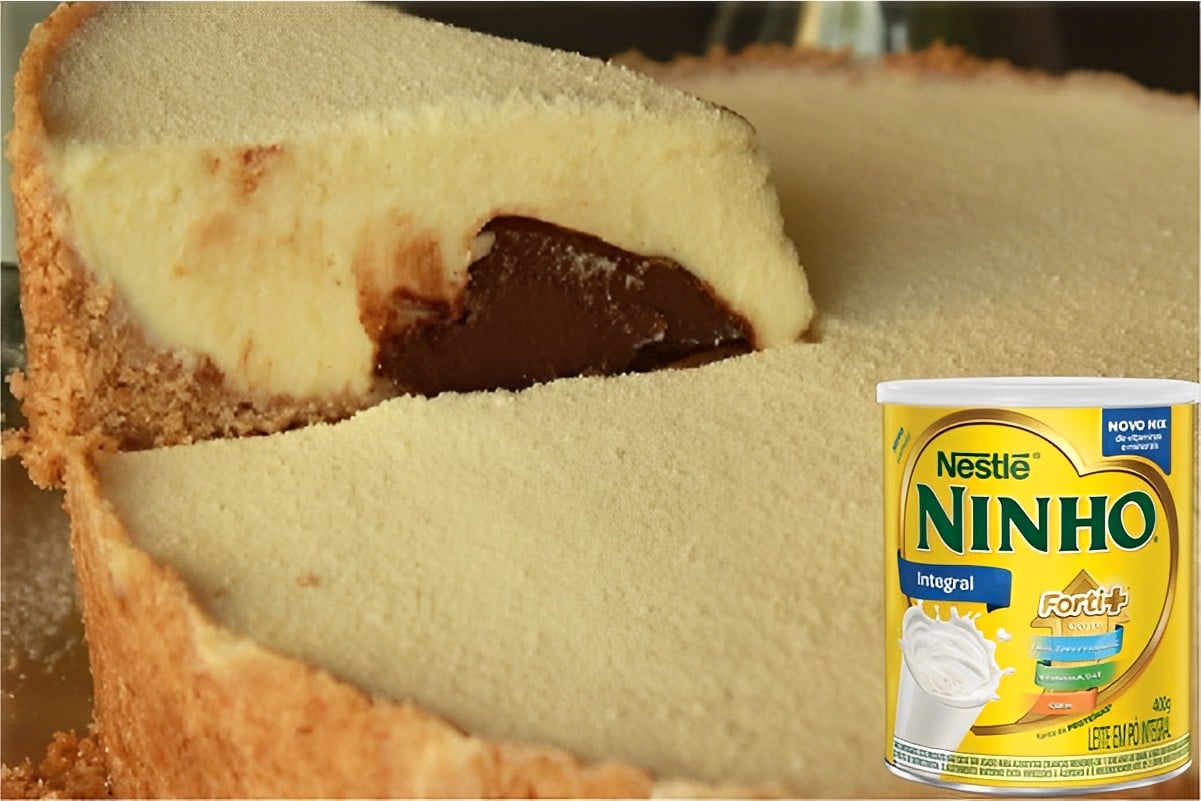 Torta Mousse De Leite Ninho Nutella A Sobremesa Perfeita Para O Dia