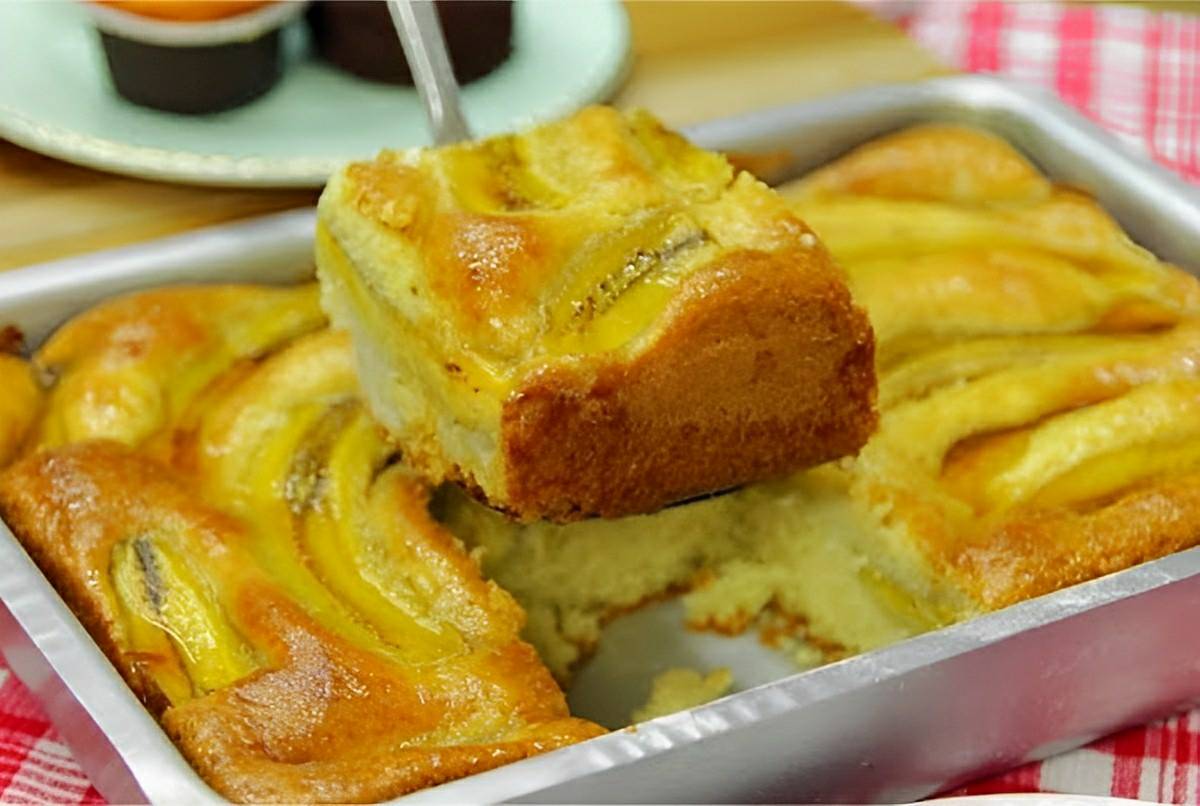 Bolo De Banana Caramelada T O Simples Que At Crian A Consegue Fazer E