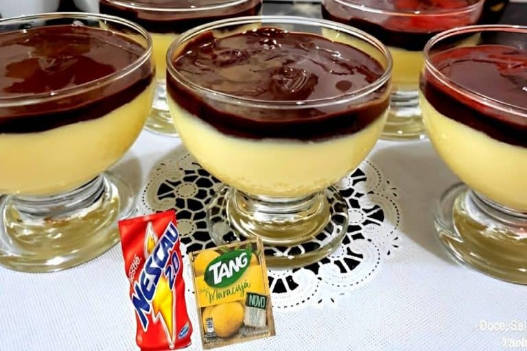 Mousse de maracujá trufado uma sobremesa fácil e deliciosa para começar