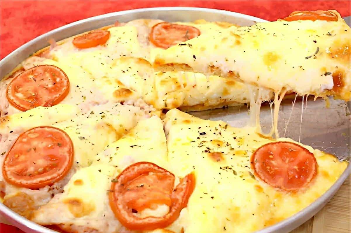 Pizza De Tapioca A Massa Deliciosa Feita Tapioca Fica Levinha