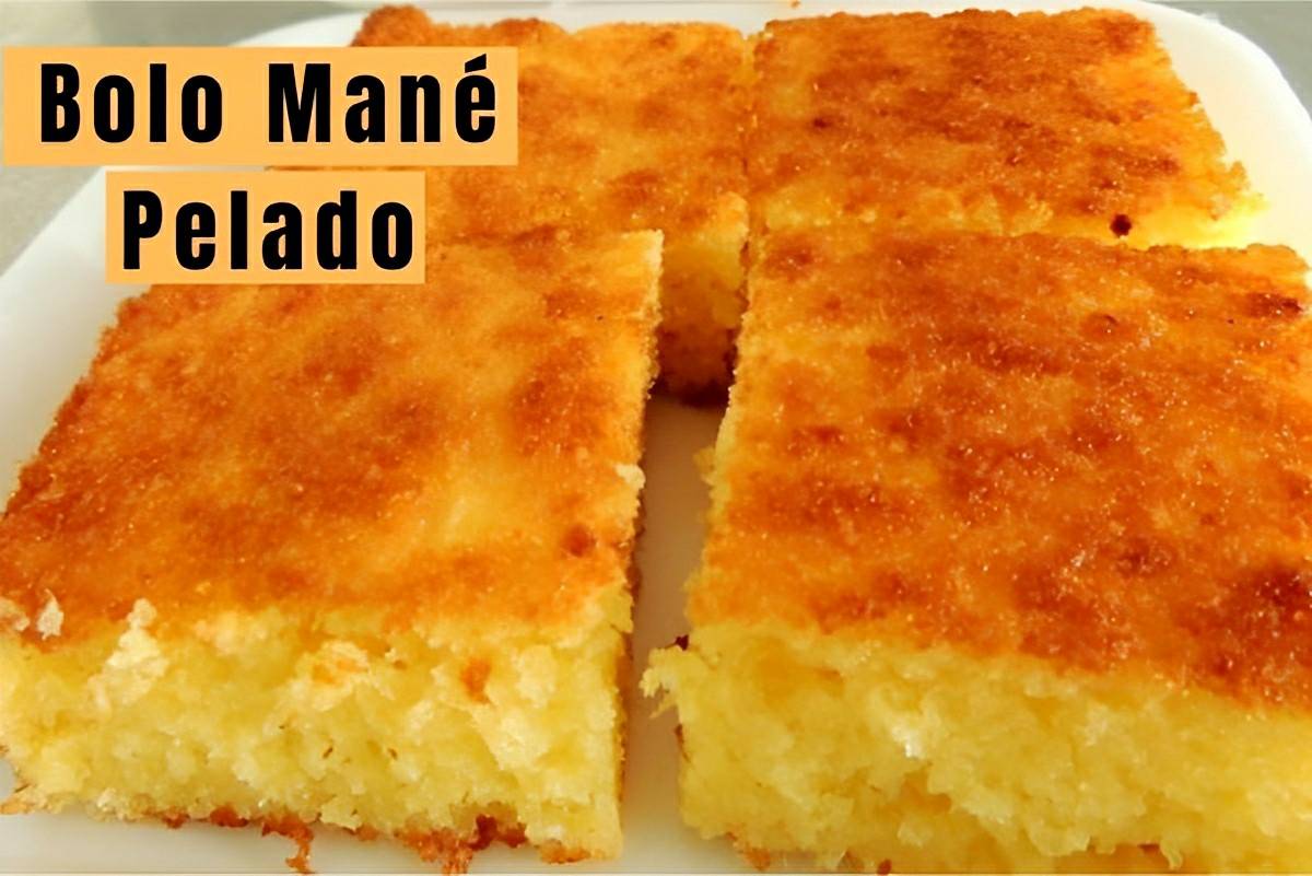 Bolo Man Pelado Um Bolo De Mandioca Coco E Queijo Delicioso E