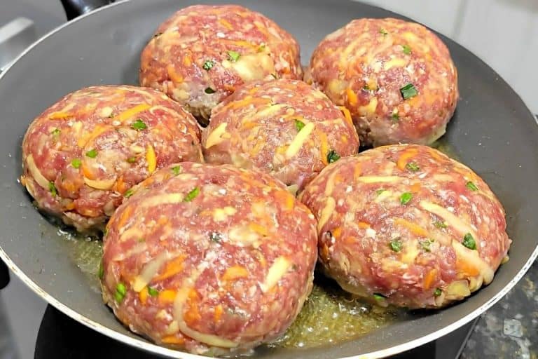 Bolinho De Carne Mo Da Cenoura E Batata Delicioso Nutritivo E Toda