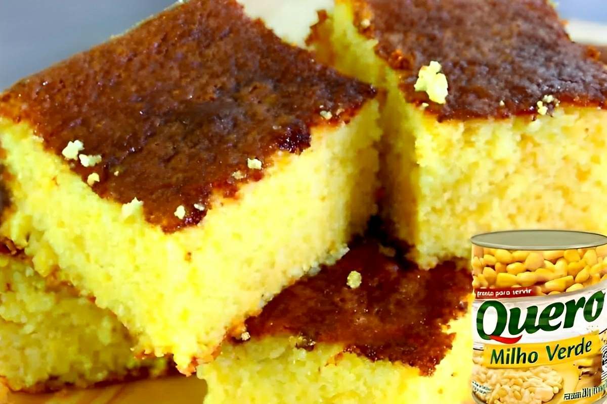 Bolo De Milho Sem Farinha Feito Milho Em Lata Molhadinho E