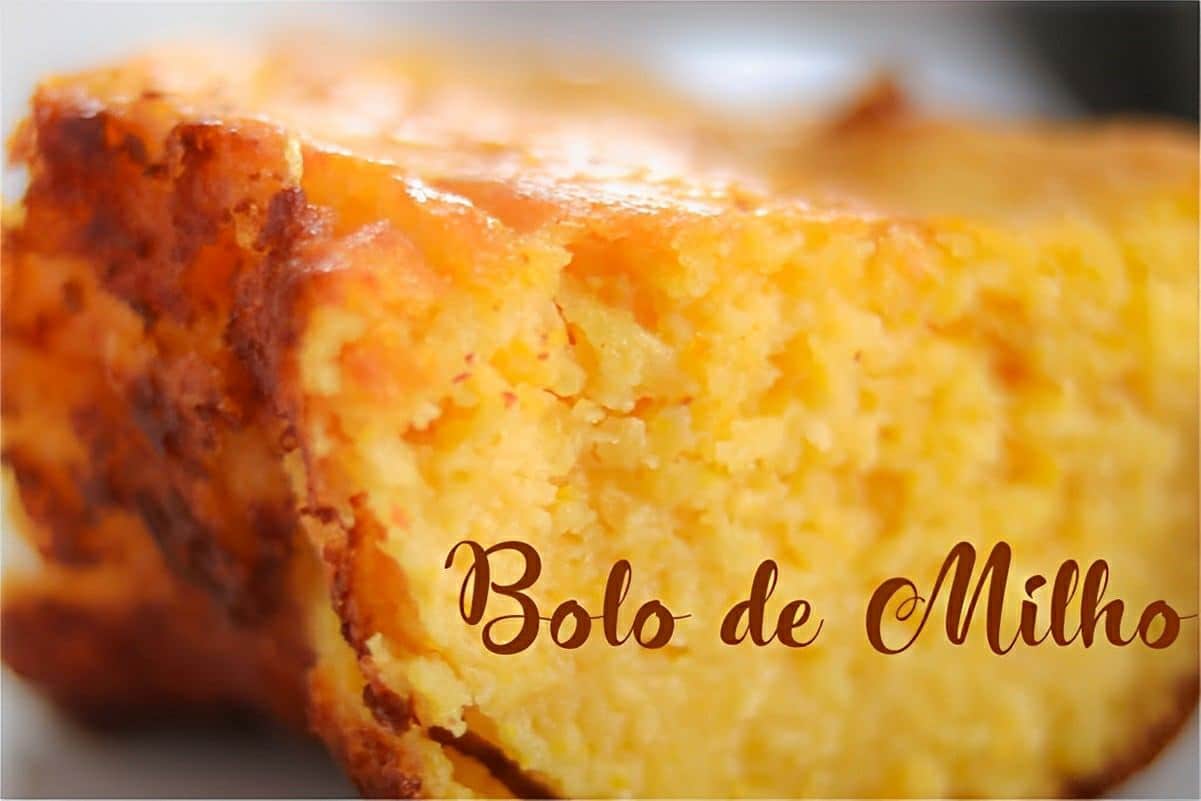 Bolo De Milho Cremoso Leite Condensado Feito No Liquidificador