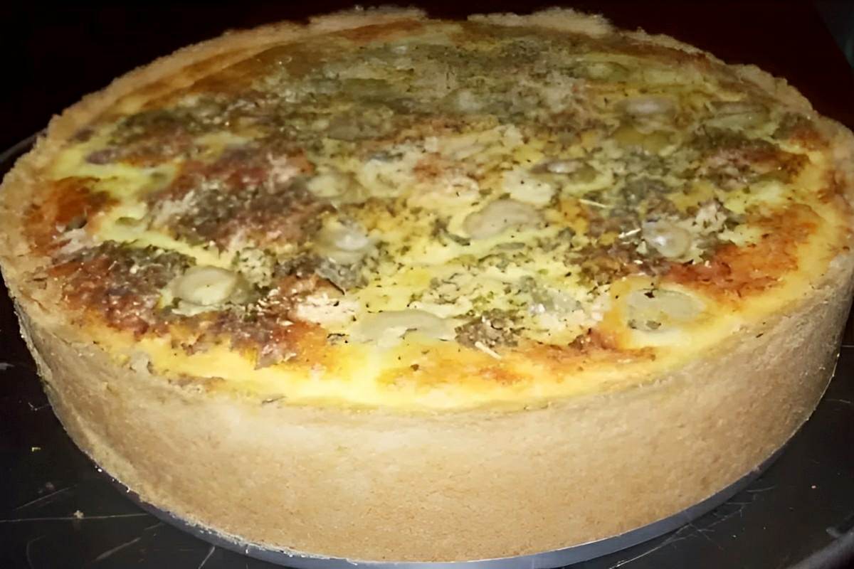 Quiche De Frango Palmito A Massa T O Gostosa Que Derrete Na Boca