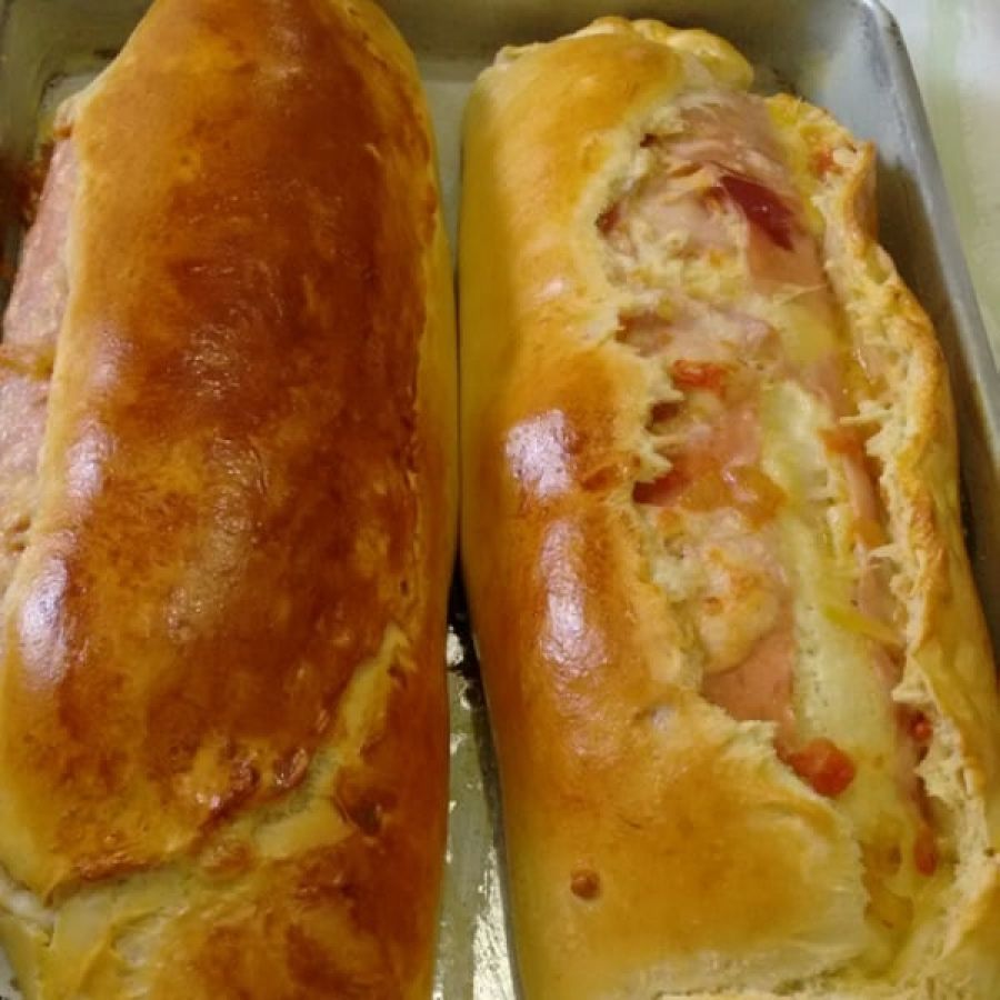 Pão Recheado Com Presunto E Queijo Receita Toda Hora