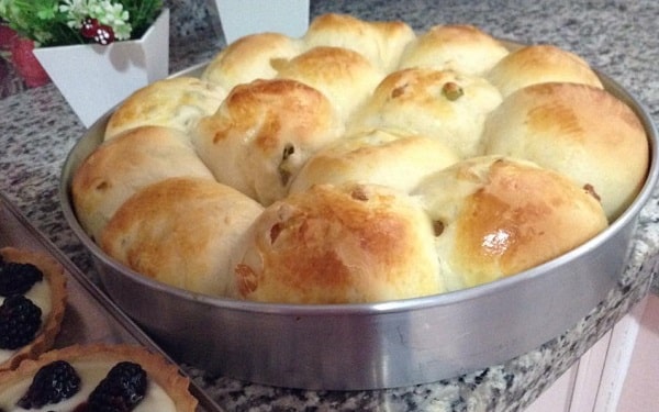 Receita De Pão Doce Com Frutas Cristalizadas E Passas