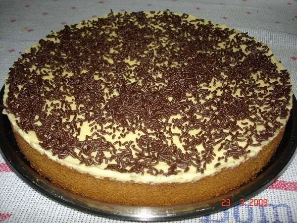 torta mousse de limao e chocolate