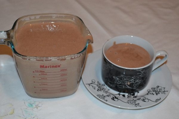 Chocolate Quente Cremoso Na Xicara