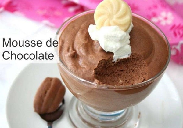 Mousse De Chocolate Com Gelatina, Servido Na Taça