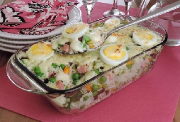 Arroz À Grega De Forno