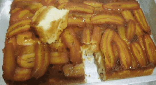 Bolo De Banana Caramelizada Com Canela