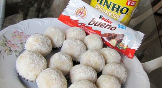 Brigadeiro De Leite Ninho Com Recheio De Kinder Bueno