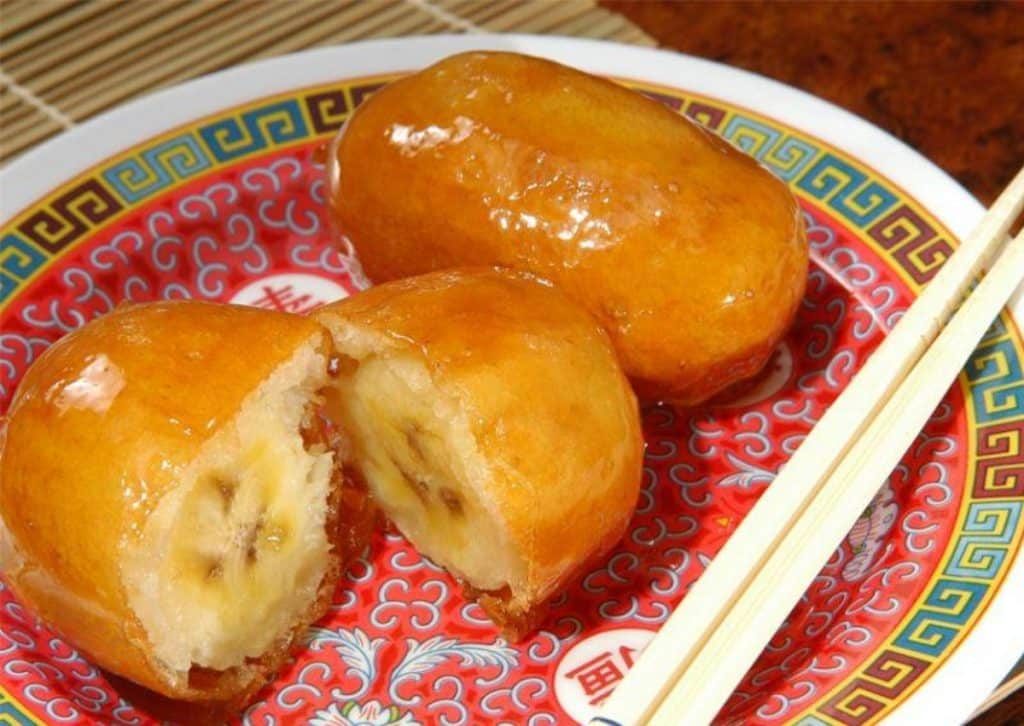 Banana Caramelizada De Restaurante Chines