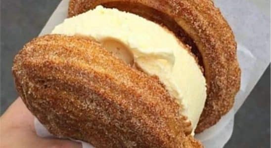 Delicioso Sanduíche De Churros