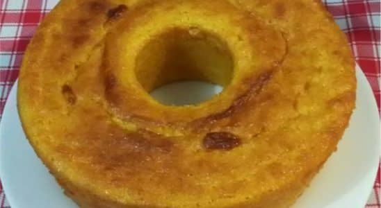 Bolo De Milho Com Leite Condensado