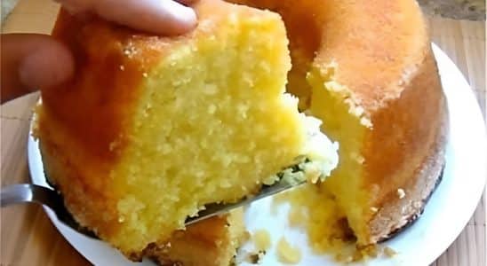 Bolo De Milho Com Leite Moça