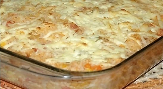 Arroz De Forno Com Purê De Batata