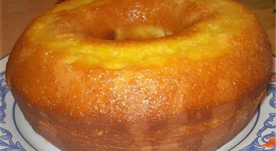 Bolo De Laranja De Liquidificador