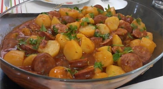 Linguiça Calabresa Com Batata