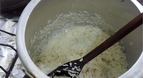 Arroz Na Panela De Pressão