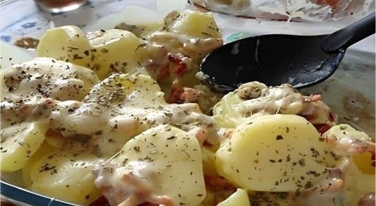 Batata Gratinada Com Bacon