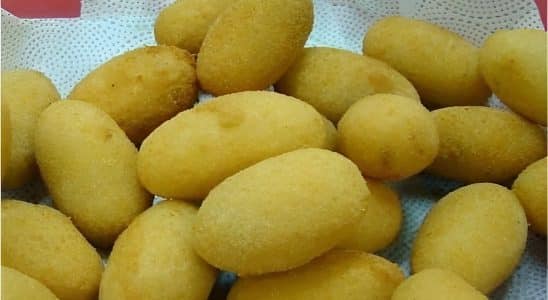 Bolinho De Mandioca Com Carne Moída