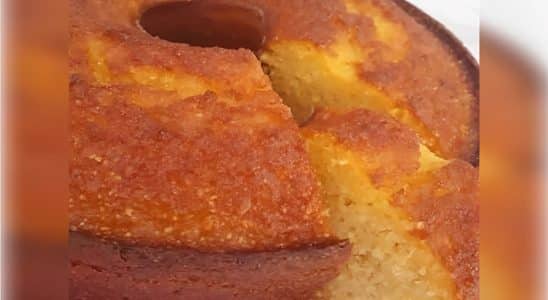 Bolo De Milho Com Leite Condensado