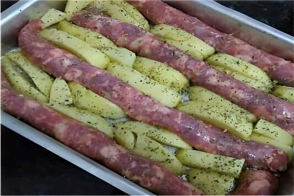 Linguiça Com Batata