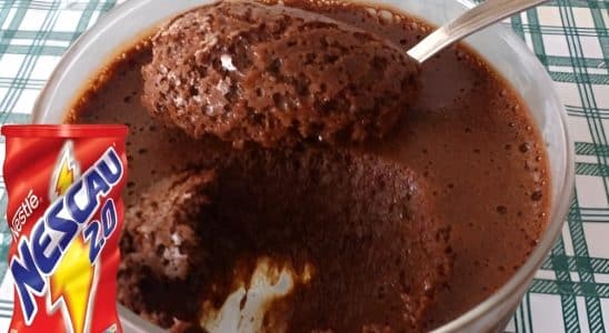 Mousse De Chocolate Com Nescau