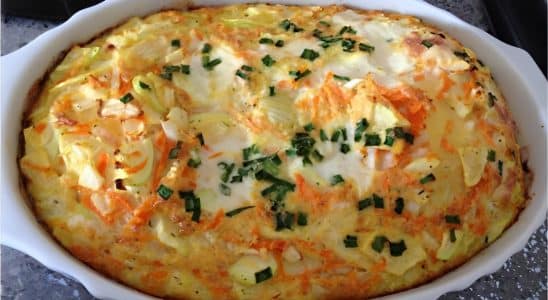 omelete de forno