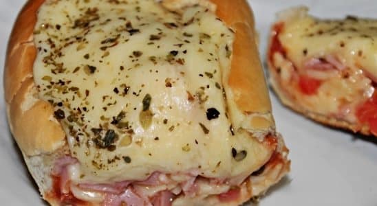 Pizza No Pão Francês