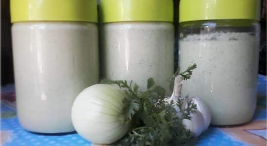 Tempero caseiro com alho