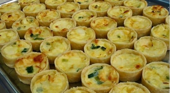 Mini Quiche De Alho-Poró