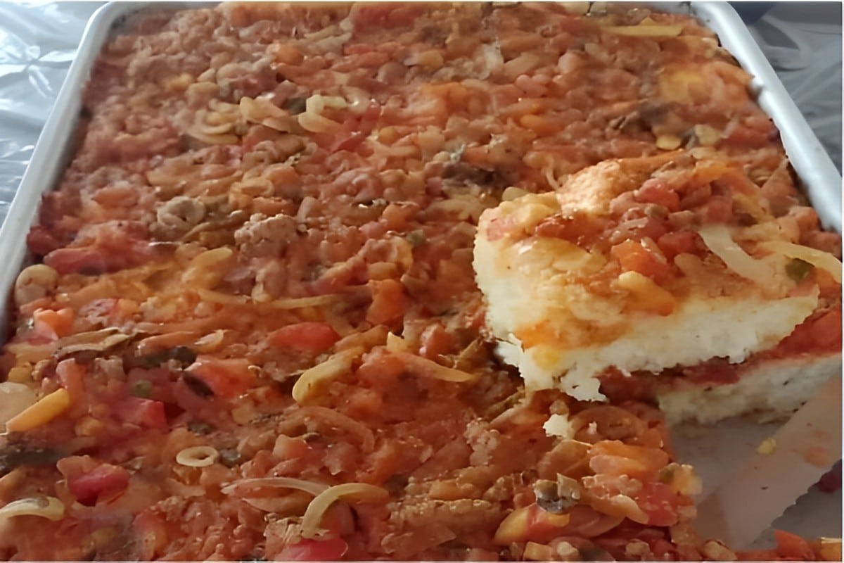 Pizza de sardinha com uma massa prática de fazer e fofinha receita