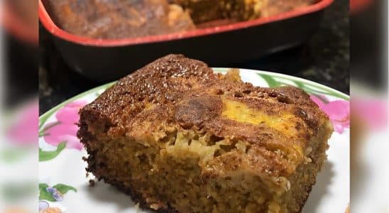 Bolo De Banana Com Aveia