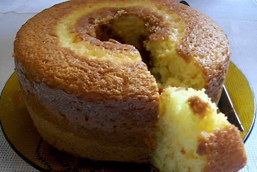 Bolo De Fubá Com Laranja