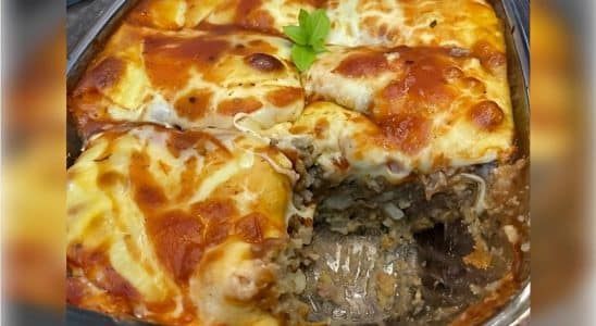 Carne Moída À Parmegiana