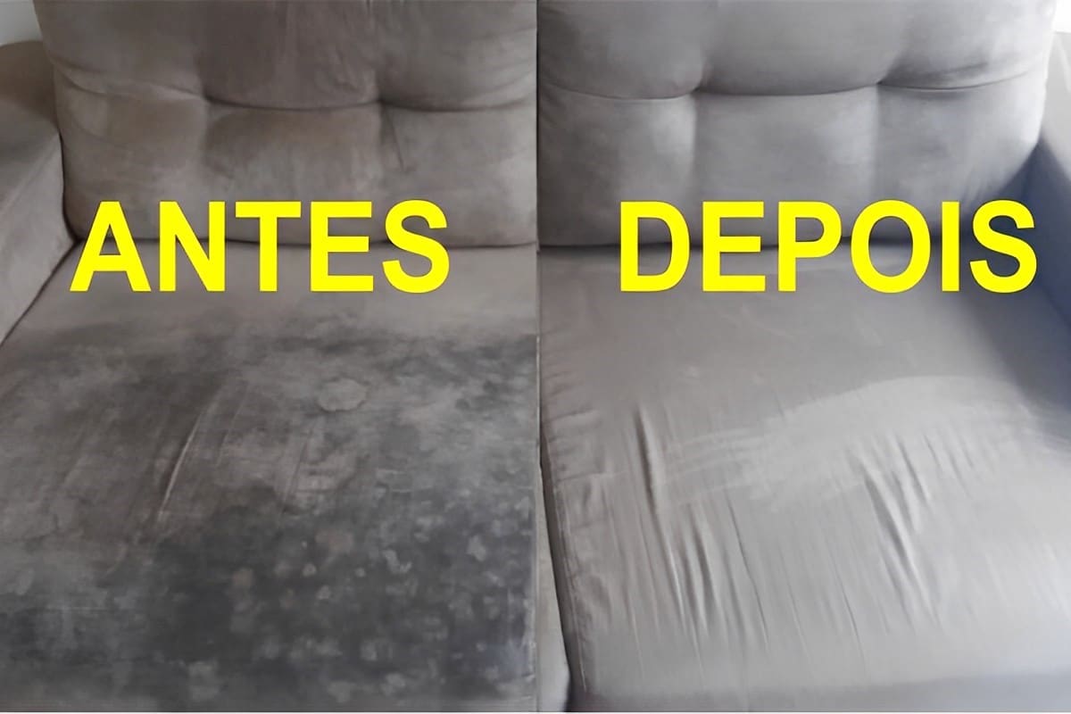 Misturinha especial para limpar sofá e deixálo como novo