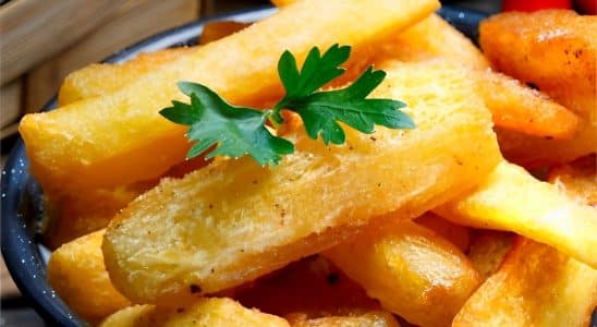 Mandioca Assada No Forno Ou Airfryer