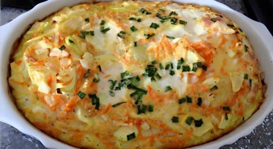 Omelete De Forno Com Legumes