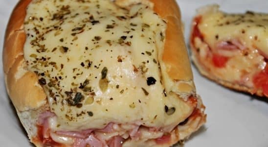 Pizza No Pão Francês