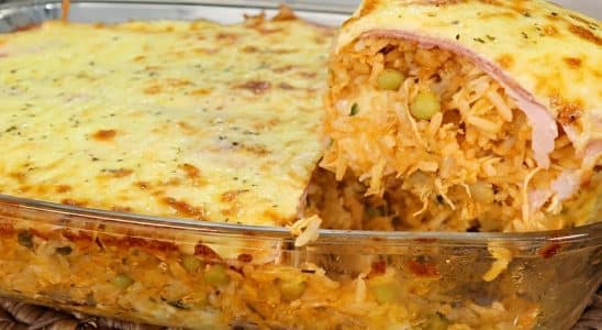 Arroz De Forno Com Frango