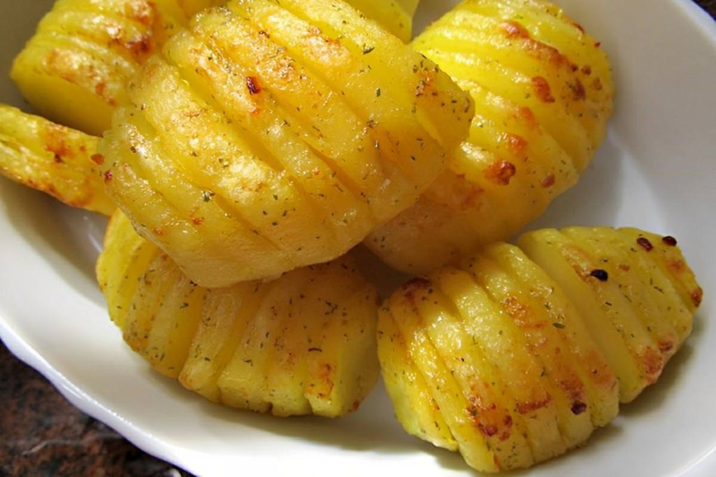 Batatas Hasselback