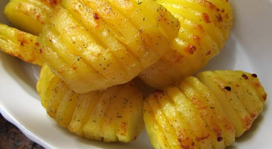 Batatas Hasselback