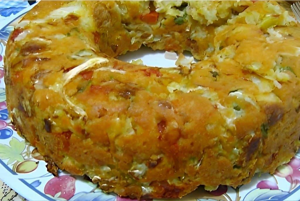 Bolo De Repolho Com Legumes