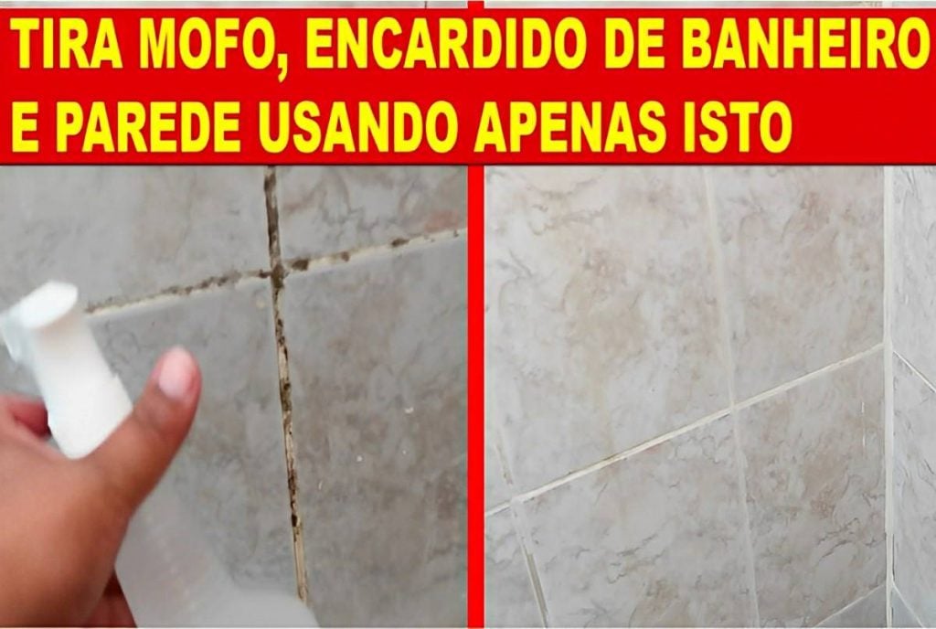 Misturinha Para Acabar Com Mofo Bolor E Limo Do Seu Banheiro