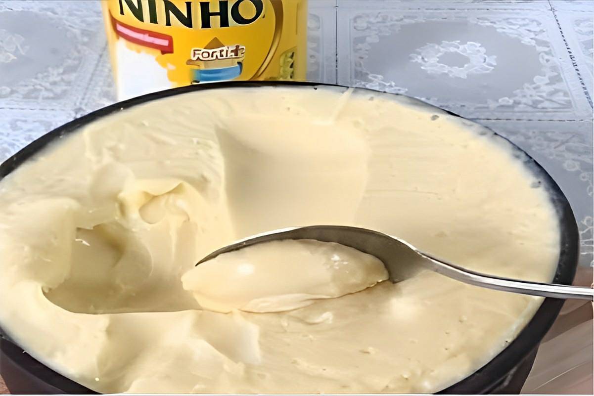 Mousse De Leite Ninho Uma Sobremesa Deliciosa Para Comer De Colher 9665